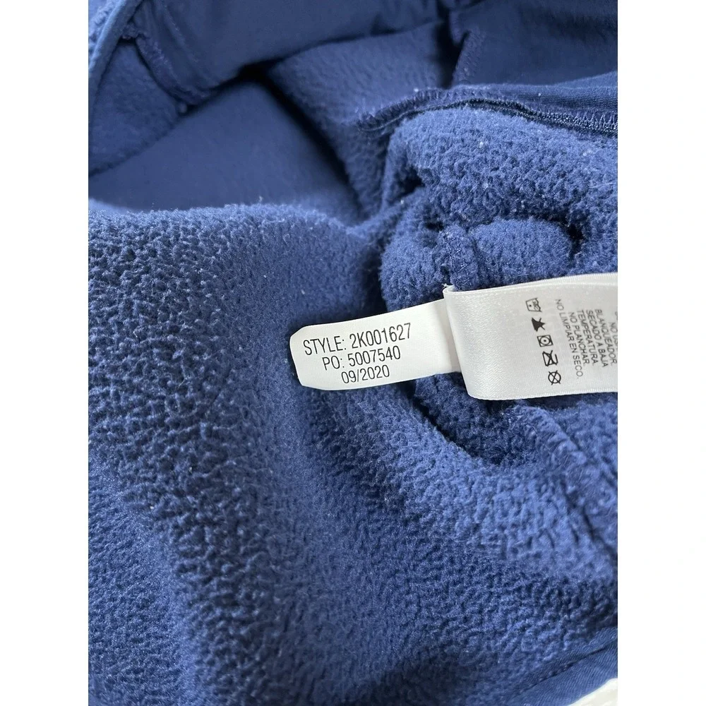 Vineyard Vines Navy Blue Sherpa Fleece 1/2 Zip Pullover Women's M Sweater Jacket